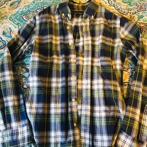 Men’s button down long sleeve shirt